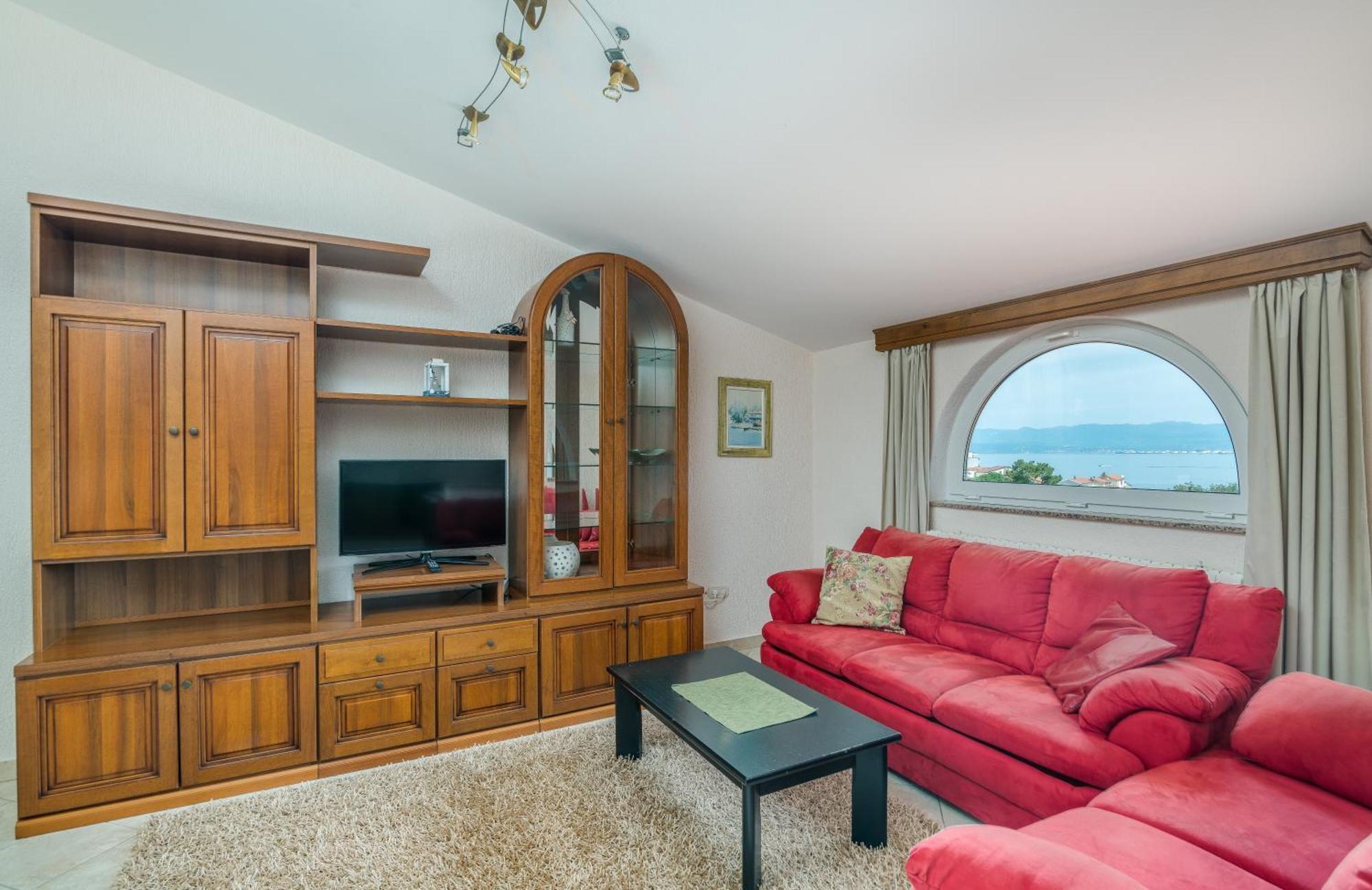 Pansion Dujmović 1 Apartment Malinska Bagian luar foto